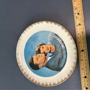 Vintage Mr and Mrs Kennedy plate